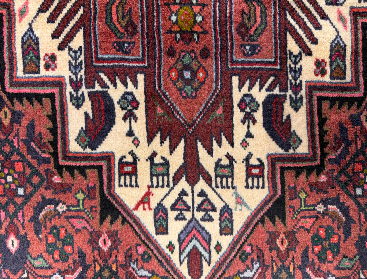 Hand-Knotted Persian Bidjar Gholtogh Rug - 4'2"x6'6"