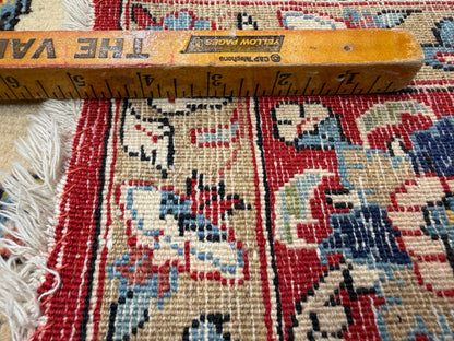 Hand-Knotted Antique Persian Qum Rug - 4’6”x7’2”