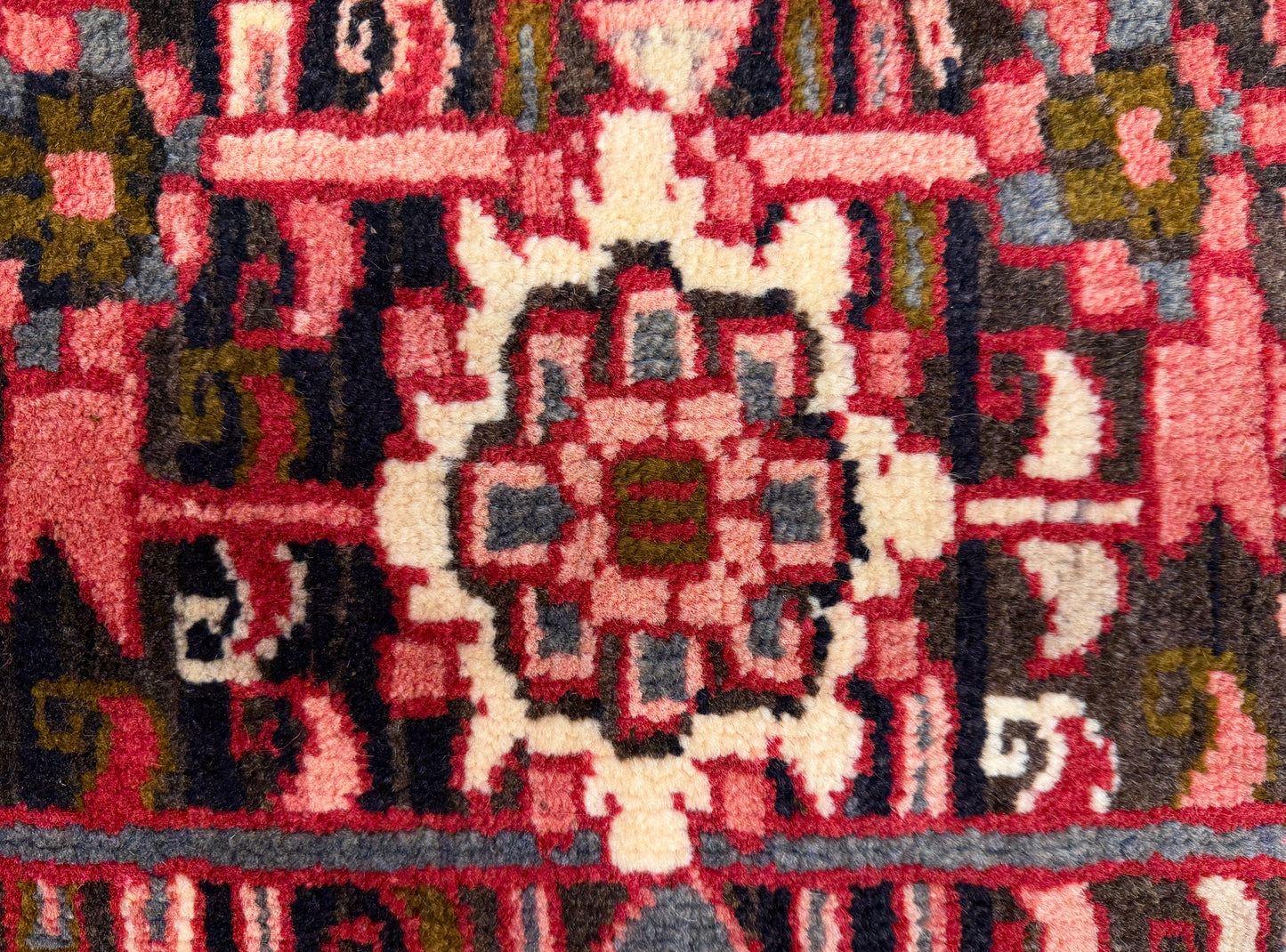 Hand-Knotted Persian Heriz Rug - 8’3”x10’9”