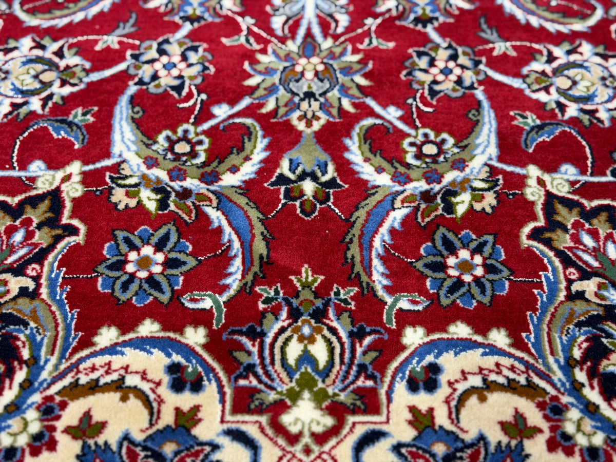 Hand-Knotted Persian Isfahan Rug - 6’9”x10’3”