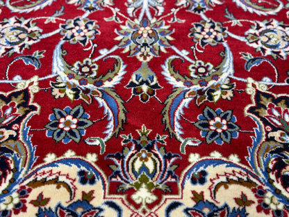 Hand-Knotted Persian Isfahan Rug - 6’9”x10’3”