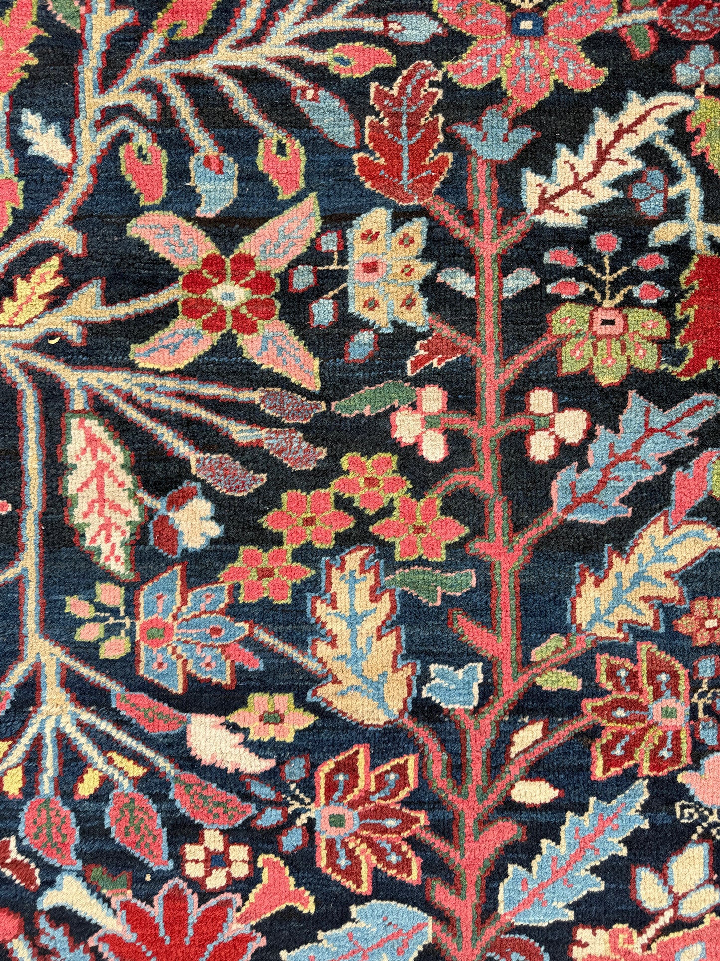 Hand-Knotted Antique Persian Heriz Rug - 12’6”x22’6”