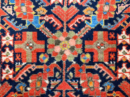 Hand-Knotted Malayer Runner - 3’5”x13’9”