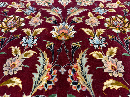 11’4”x16’6” Hand-Knotted 70 Raj Persian Tabriz Rug