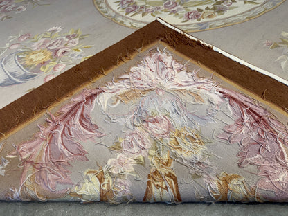 Antique Flatweave Aubusson Rug - 8’x10’