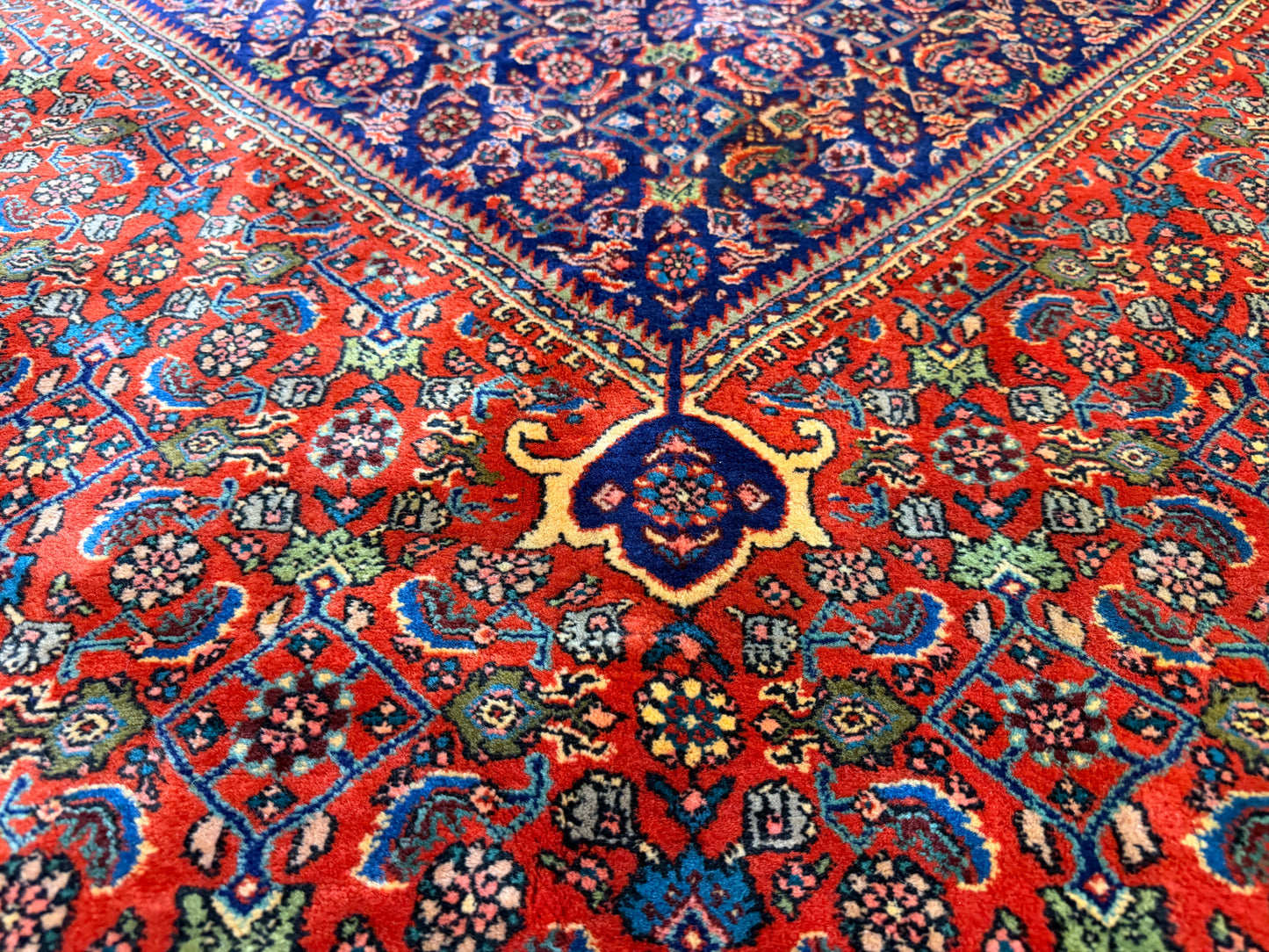 10’x13’ Hand-Knotted Wool Bidjar Persian Area Rug 10x13 Handmade Carpet