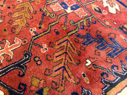 Hand-Knotted Persian Heriz Rug - 9’3”x12’2”