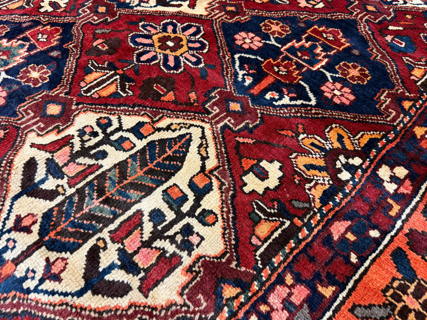 Hand-Knotted Persian Bakhtiari Rug - 10’x12’7”