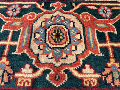 8’x9’11” Hand-Knotted Wool IndoHeriz Area Rug
