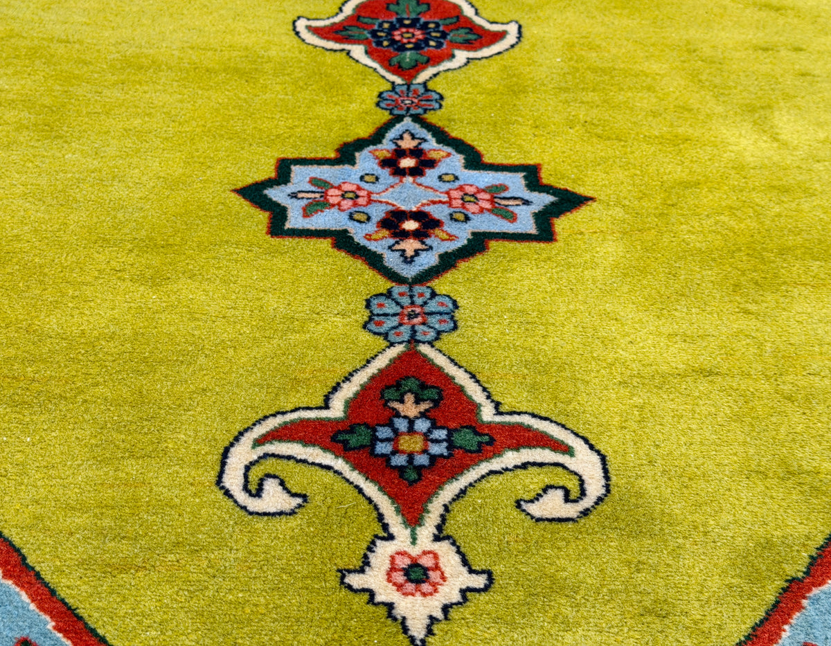 Hand-Knotted 60 Raj Persian Tabriz Rug - 8'2"x11'3"