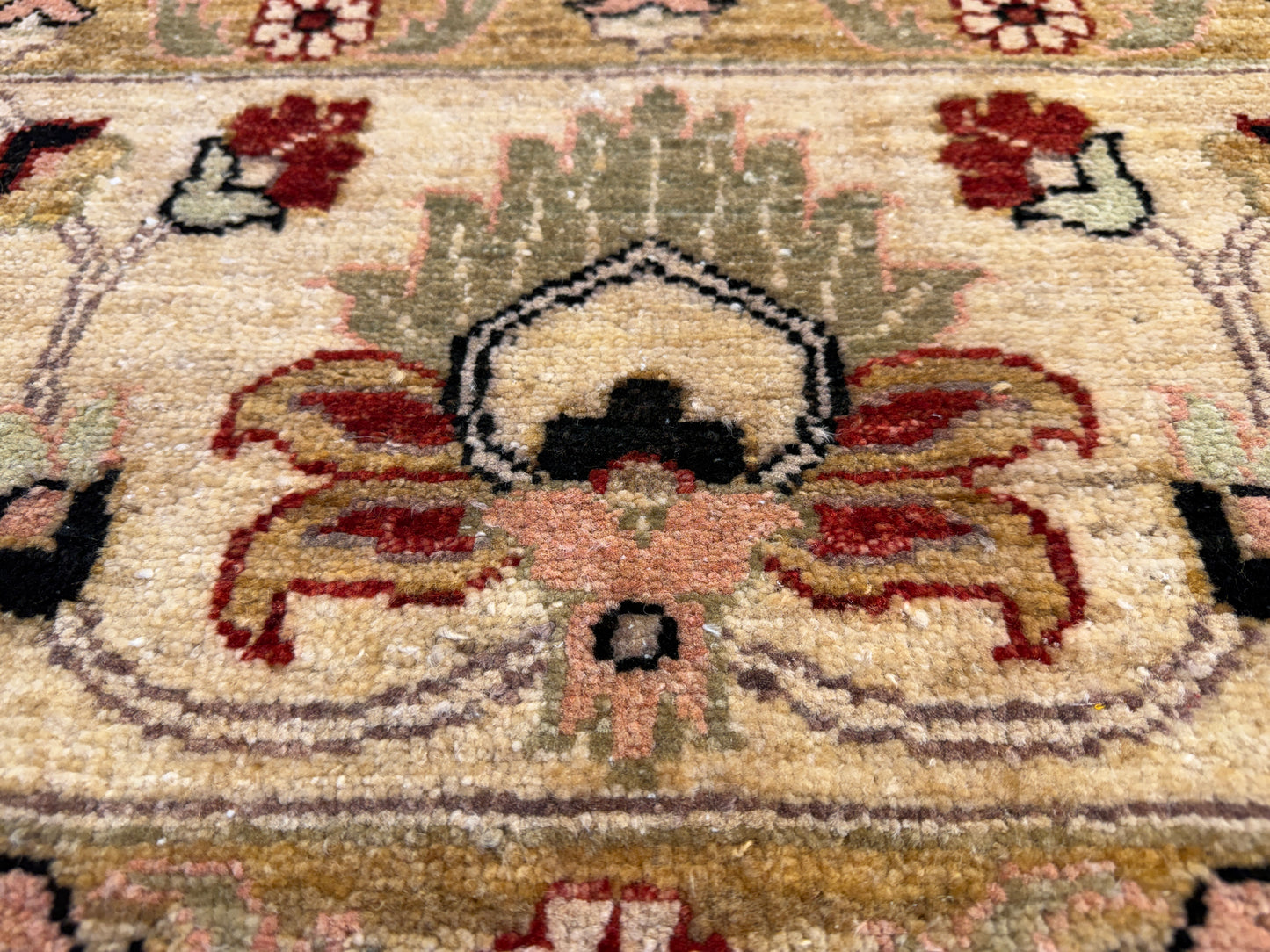 Hand-Knotted Peshawar Rug - 7’7”x10’6”