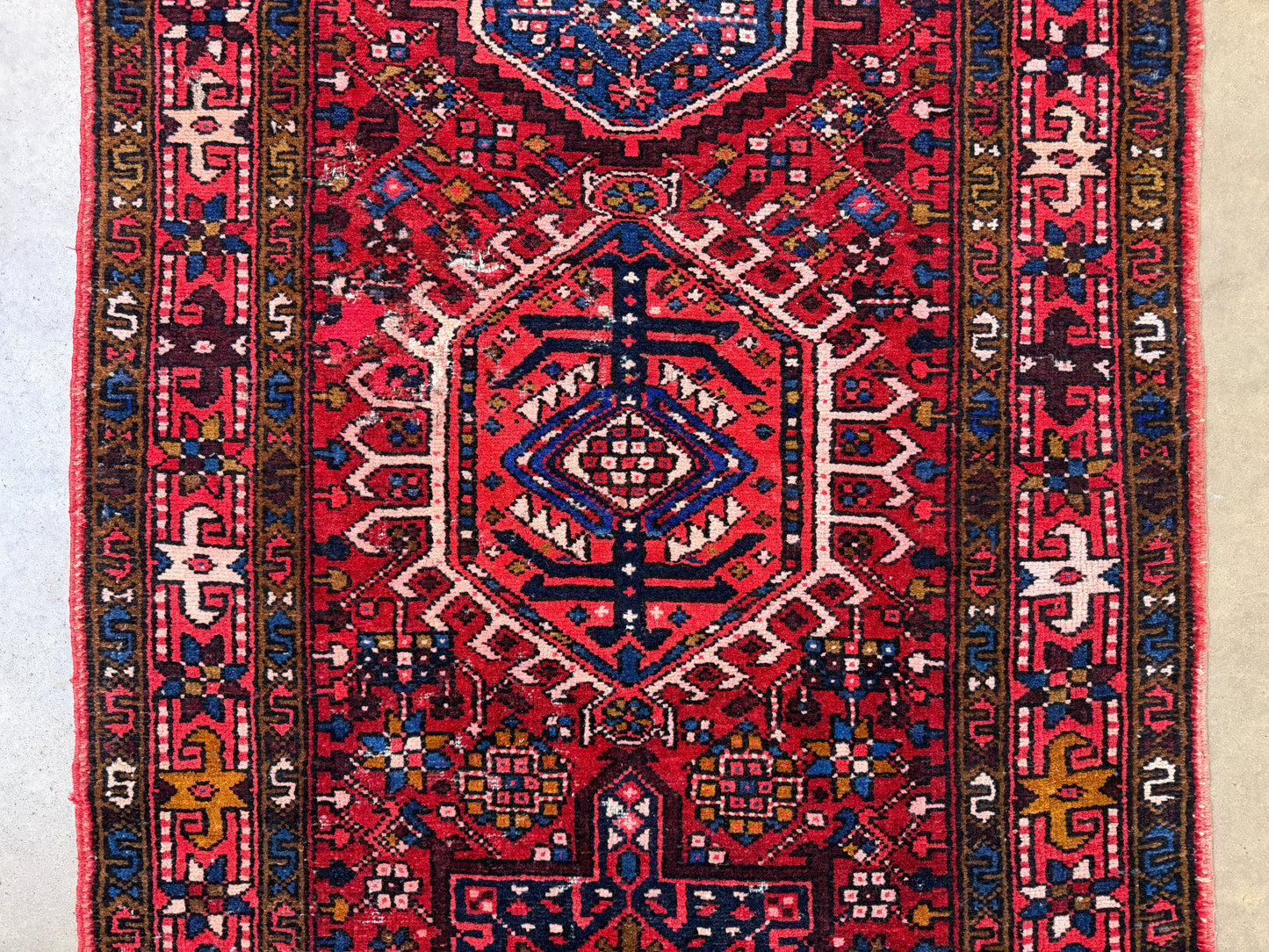 Hand-Knotted Karaja Runner - 3’4”x11’7”