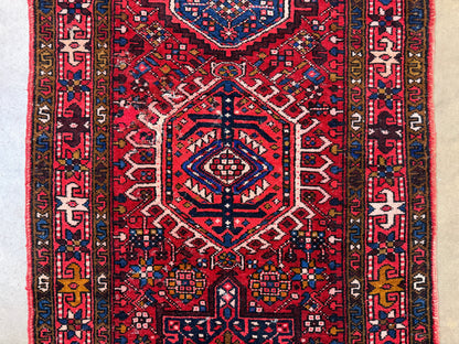 Hand-Knotted Karaja Runner - 3’4”x11’7”