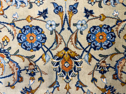 Hand-Knotted Persian Kashan Rug - Signed - 10’5”x13’10”