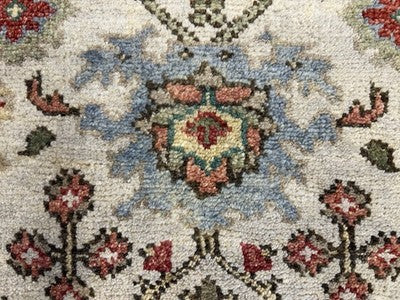 4’x6’ Hand-Knotted All-over Wool Mahal Rug - Traditional Oriental  Area Carpet