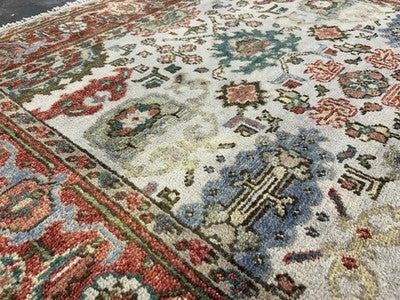 4’x6’ Hand-Knotted All-over Wool Mahal Rug - Traditional Oriental  Area Carpet
