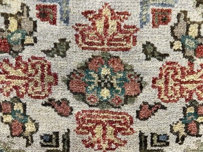 4’x6’ Hand-Knotted All-over Wool Mahal Rug - Traditional Oriental  Area Carpet