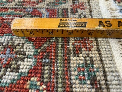 4’x6’ Hand-Knotted All-over Wool Mahal Rug - Traditional Oriental  Area Carpet