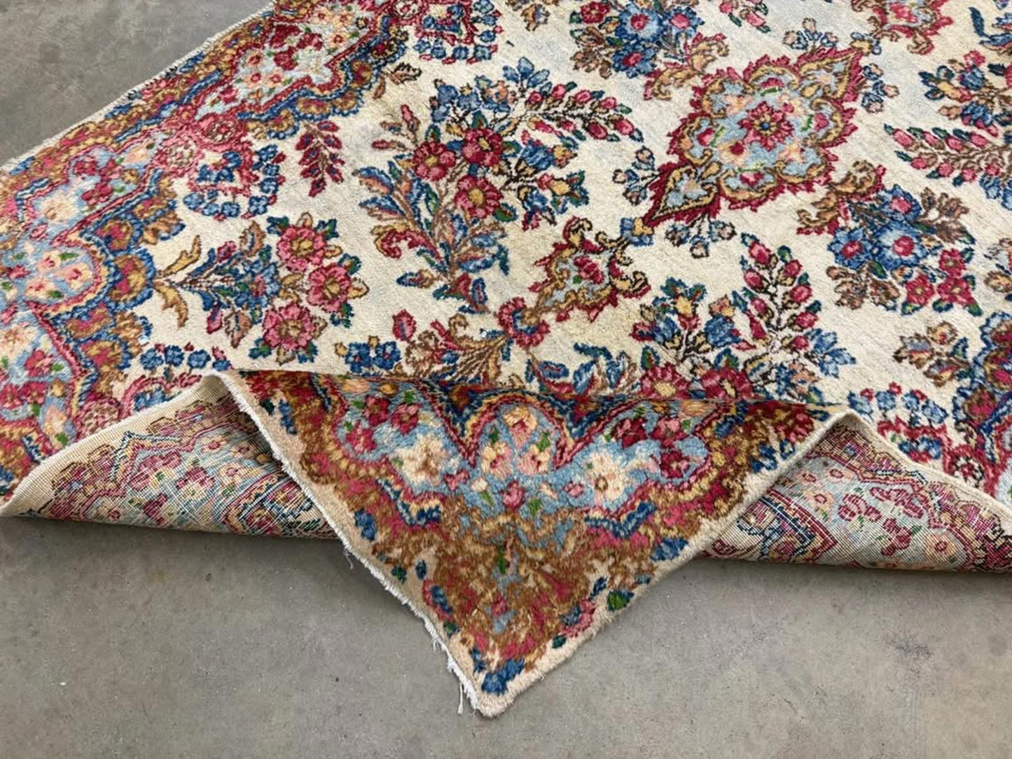 3’x4’11” Antique Persian Kerman Rug