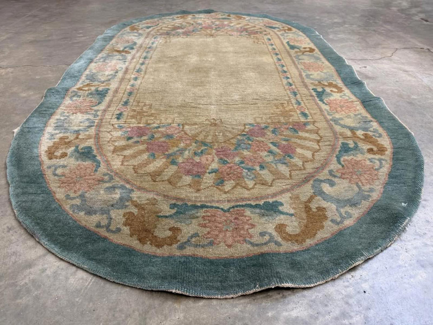 4’x6’8” Antique Handmade Oriental Rug
