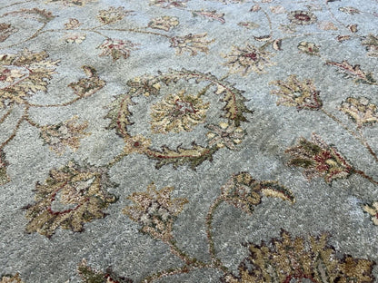 8’ Diameter Hand-knotted Wool Round Area Rug - Handmade Carpet 8x8 Green