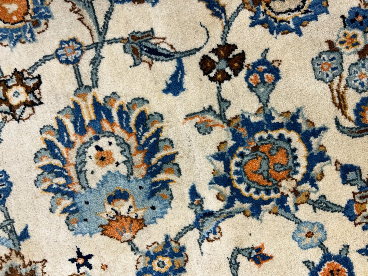 10’4”x15’2” Hand-Knotted Wool All-over Kashane Area Rug - Handmade Carpet 10x15