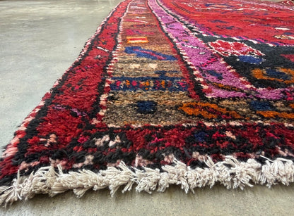 Hand-Knotted Persian Hamadan Rug - 7’6”x9’7”