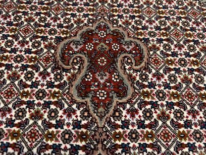 Hand-Knotted Persian Tabriz Mahi  Rug - 5'1"x6'10"