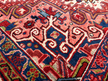 Hand-Knotted Persian Heriz Rug - 7’9”x9’6”