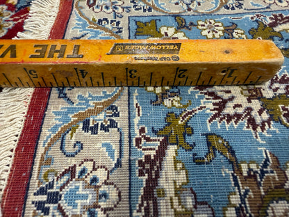 Hand-Knotted Persian Isfahan Rug - 3’7”x5’8”