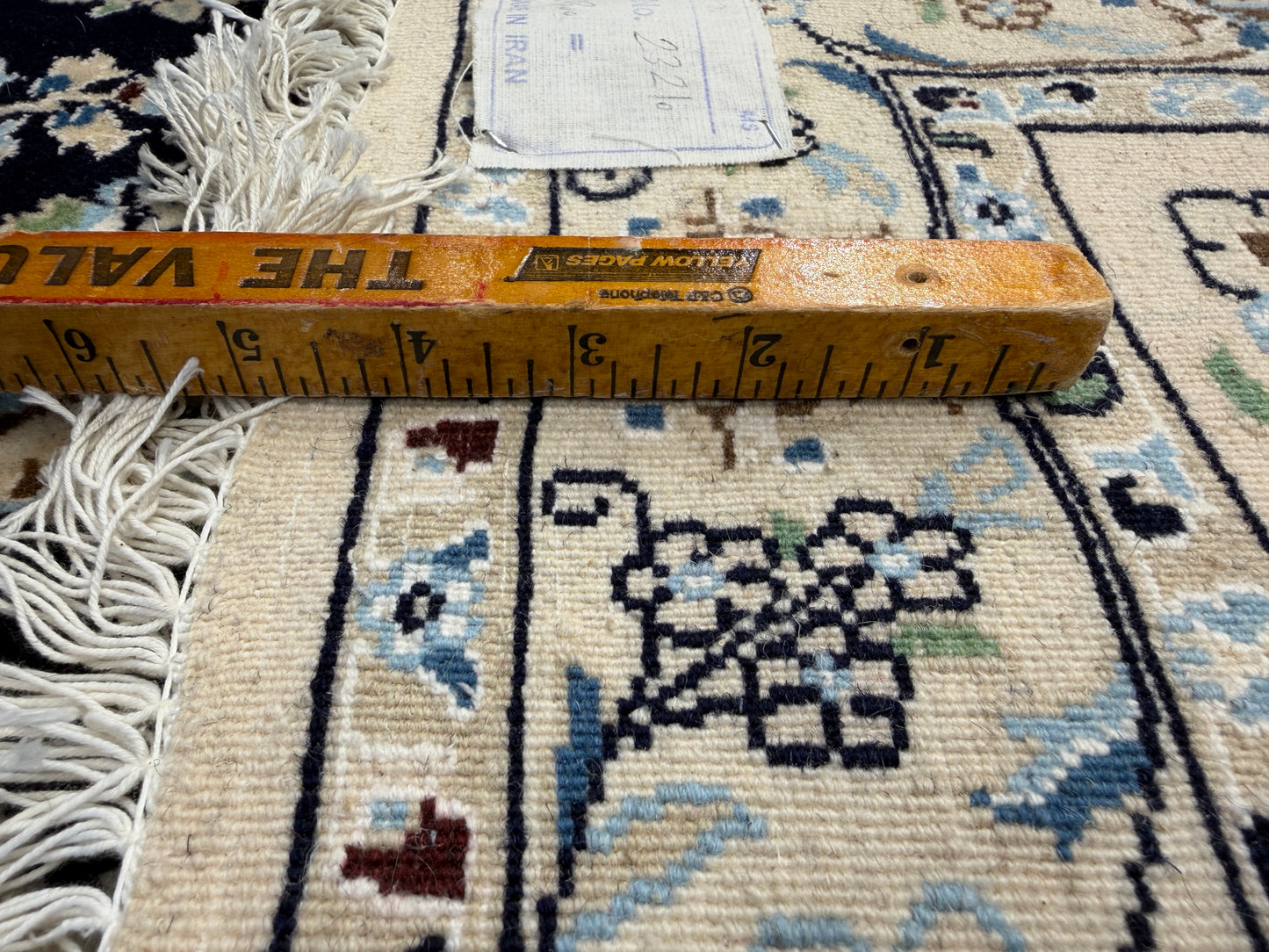 Hand-Knotted Persian Nain Rug - 10’x13’1”