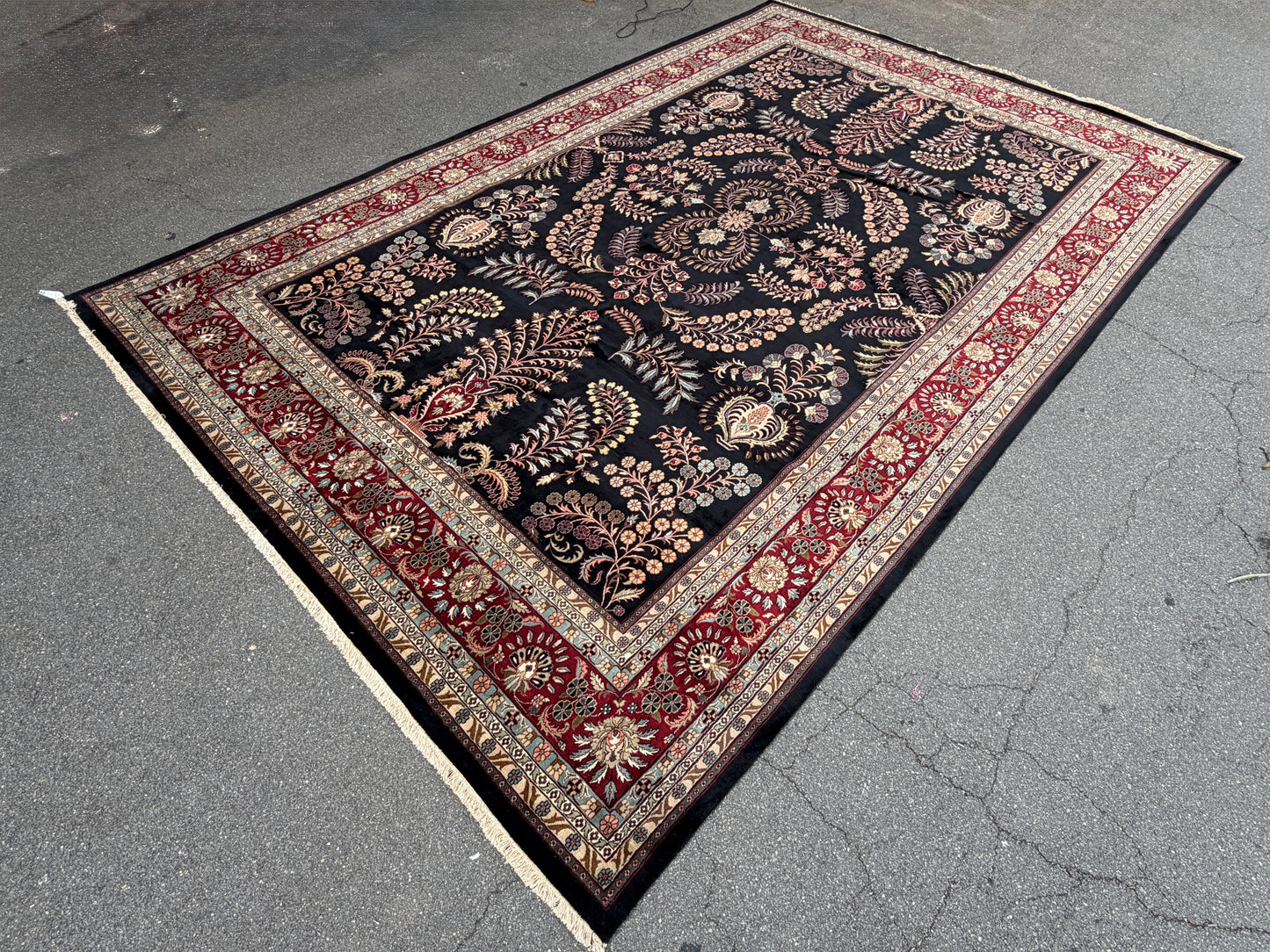Hand-Knotted IndoSarouk Rug - 11’9”x18’
