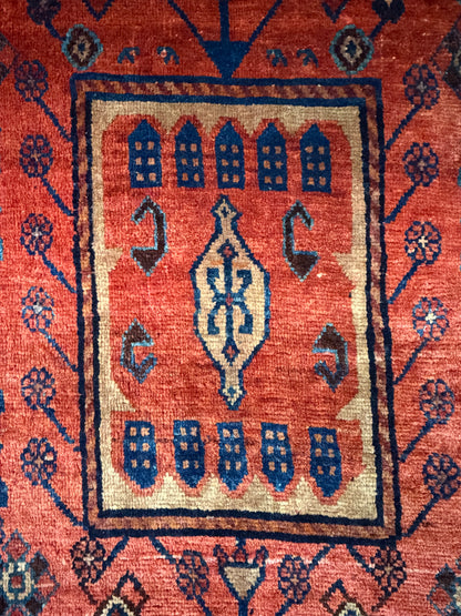 Hand-Knotted Persian Bidjar Rug - 5’10”x9’10”