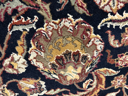 12’1”x15’2” Hand-Knotted Wool Agra Area Rug Handmade All-over Carpet