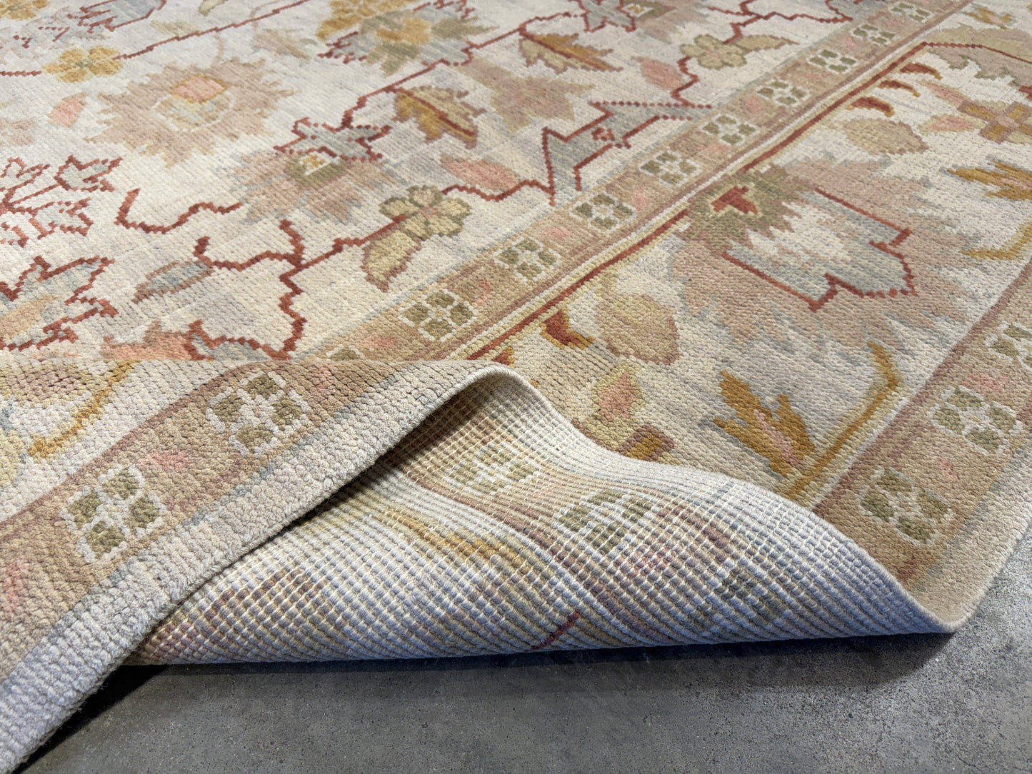 Hand-Knotted Oushak Rug - 8’1”x10’8”