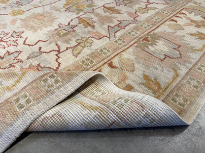 Hand-Knotted Oushak Rug - 8’1”x10’8”