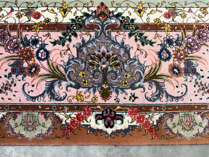 Hand-Knotted 60 Raj Persian Tabriz Rug - Signed Alizadeh - 9’7”x13’4”