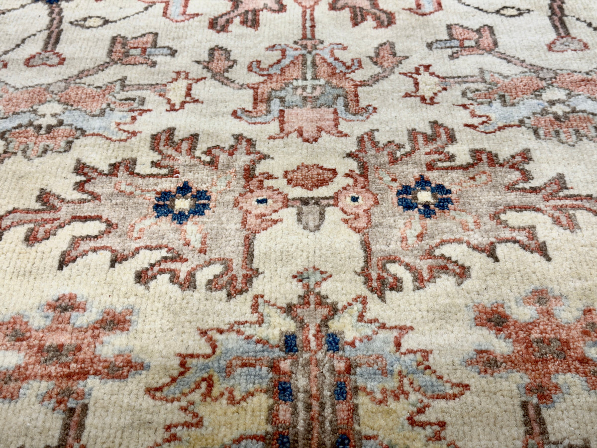 Hand-Knotted IndoMahal Rug - 6'x8'