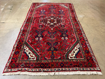 Hand-Knotted Persian Nahavand Rug - 5’1”x8’11”