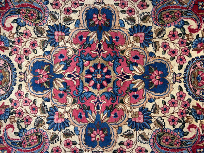 9’11”x15’4” Antique Hand-Knotted Persian Ravar Kerman Area Rug