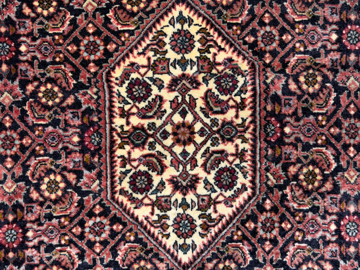 Hand-Knotted Persian Bidjar Rug - 3'7"x6'1"