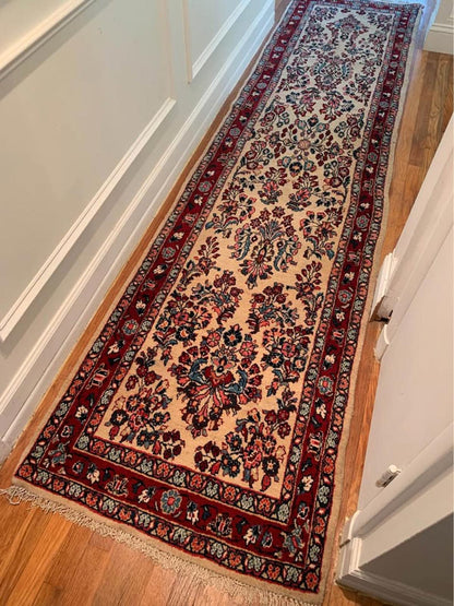 2’x10’ Handmade Sarouk Runner