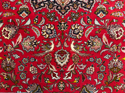 Hand-Knotted 60 Raj Persian Tabriz Rug - 9’9”x13’3”