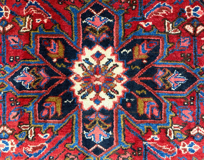 Hand-Knotted Persian Heriz Rug - 3’4”x4’6”