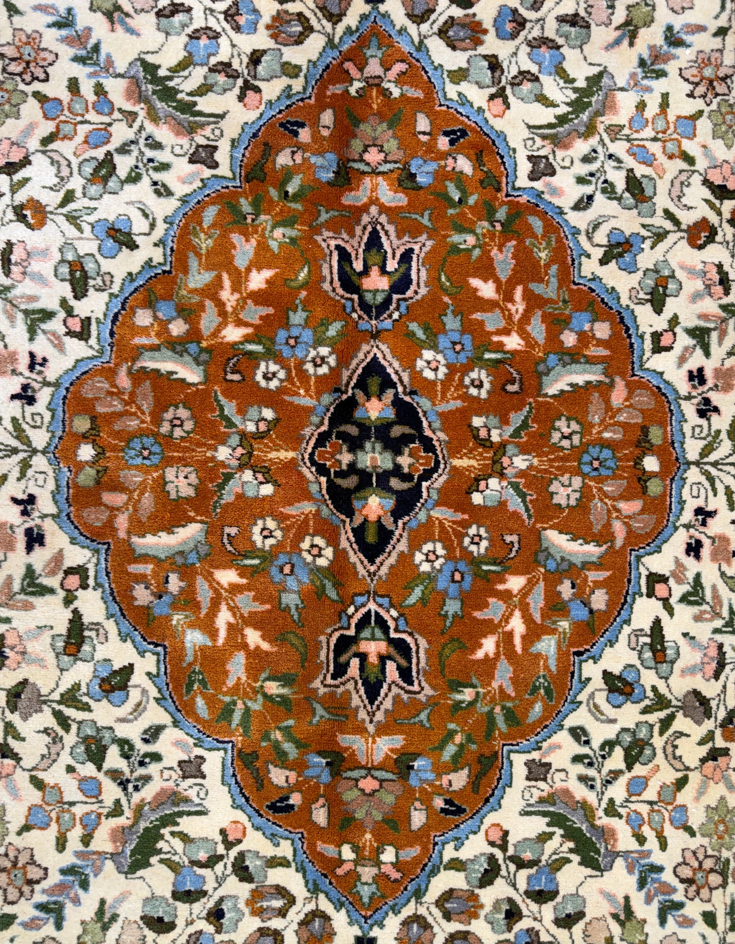 Hand-Knotted Persian Tabriz Rug - 8’x10’1”