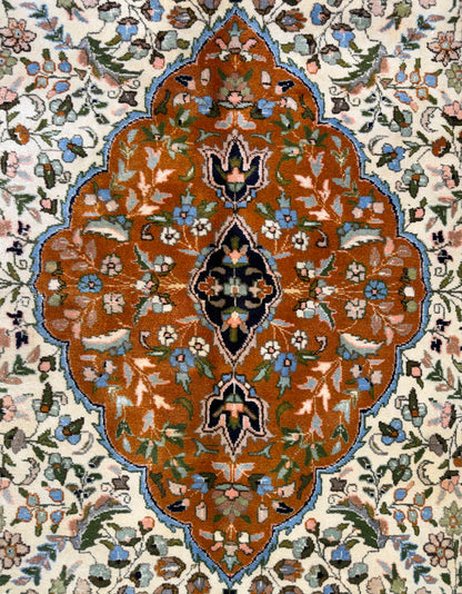 Hand-Knotted Persian Tabriz Rug - 8’x10’1”