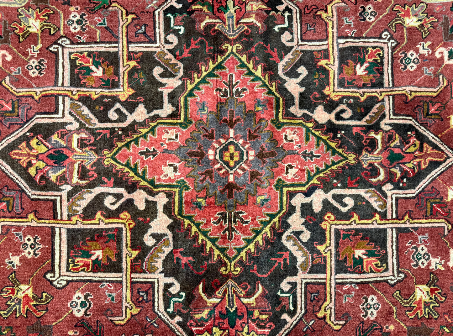 Hand-Knotted Persian Heriz Rug - 8’3”x10’6”