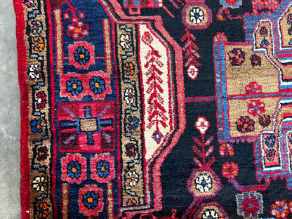 5'3"x8'1" Handmade 100% Wool Persian Nahavand Rug