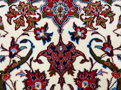 Hand-Knotted Persian Isfahan Rug - Signed Seirafian - 6’6”x10’2”