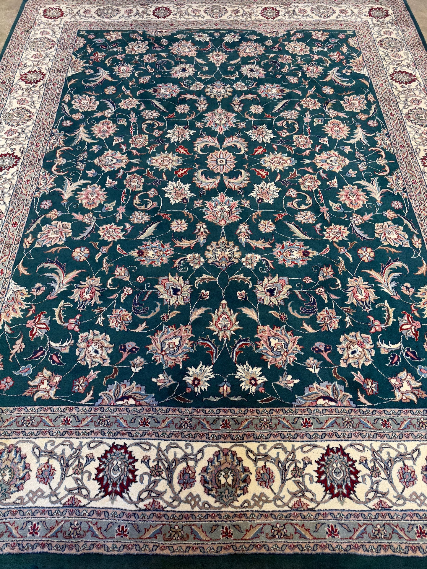 8’x10’ Hand-Knotted IndoKashan Oriental Area rug